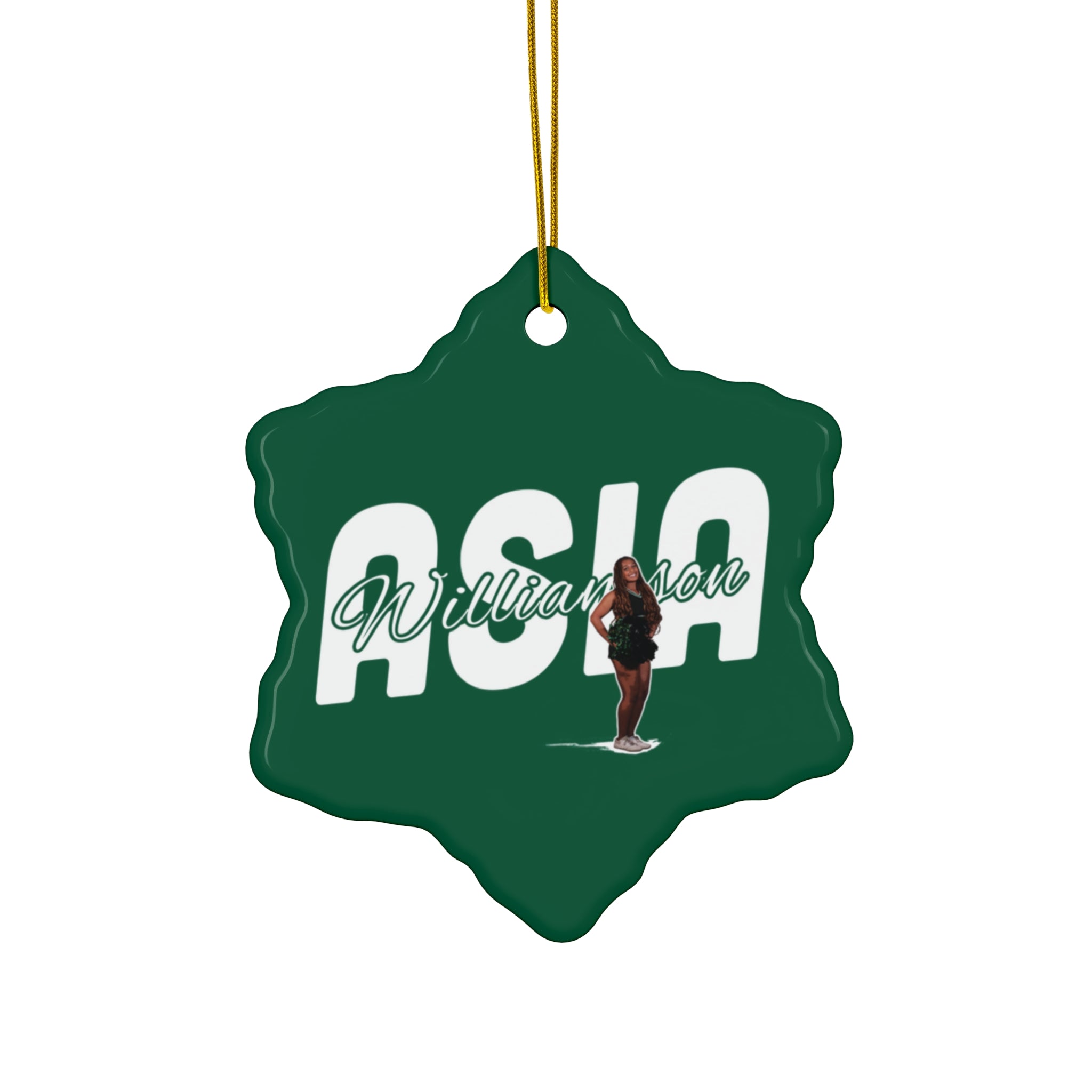Asia Williamson Ceramic Ornament