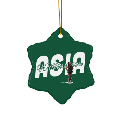 Asia Williamson Ceramic Ornament