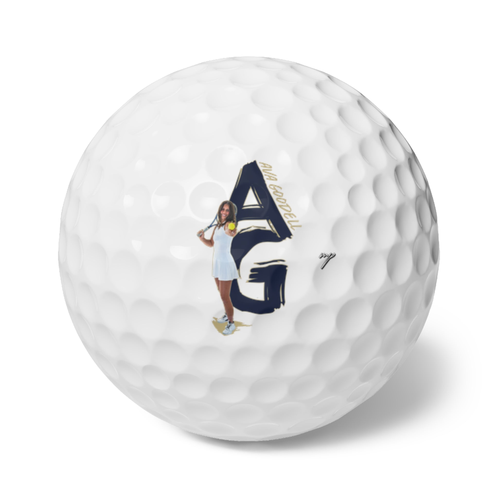 Ava Goodell Golf Balls, 6pc