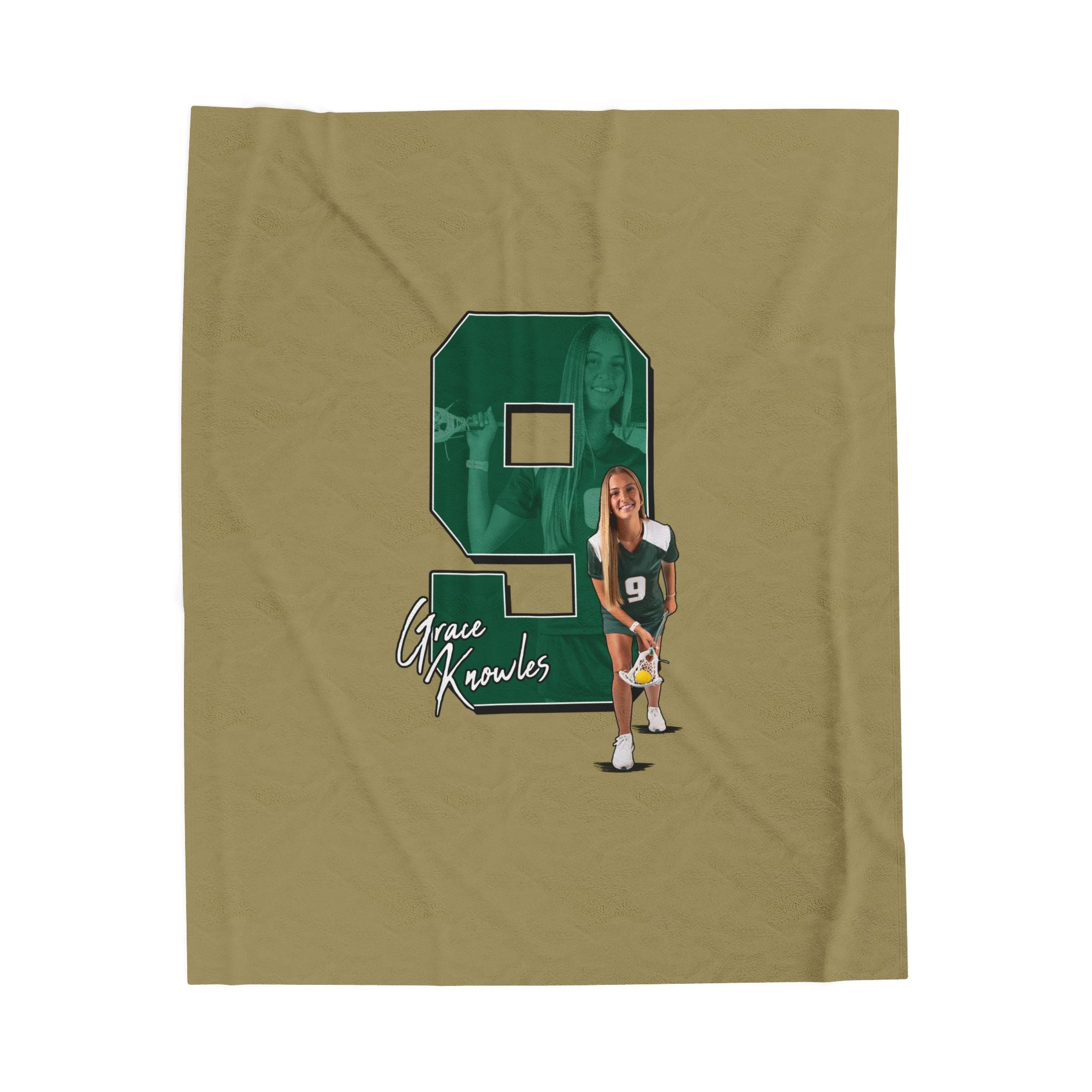 Grace Knowles Velveteen Plush Blanket