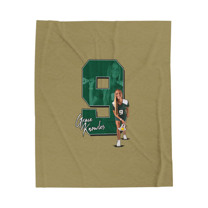 Grace Knowles Velveteen Plush Blanket