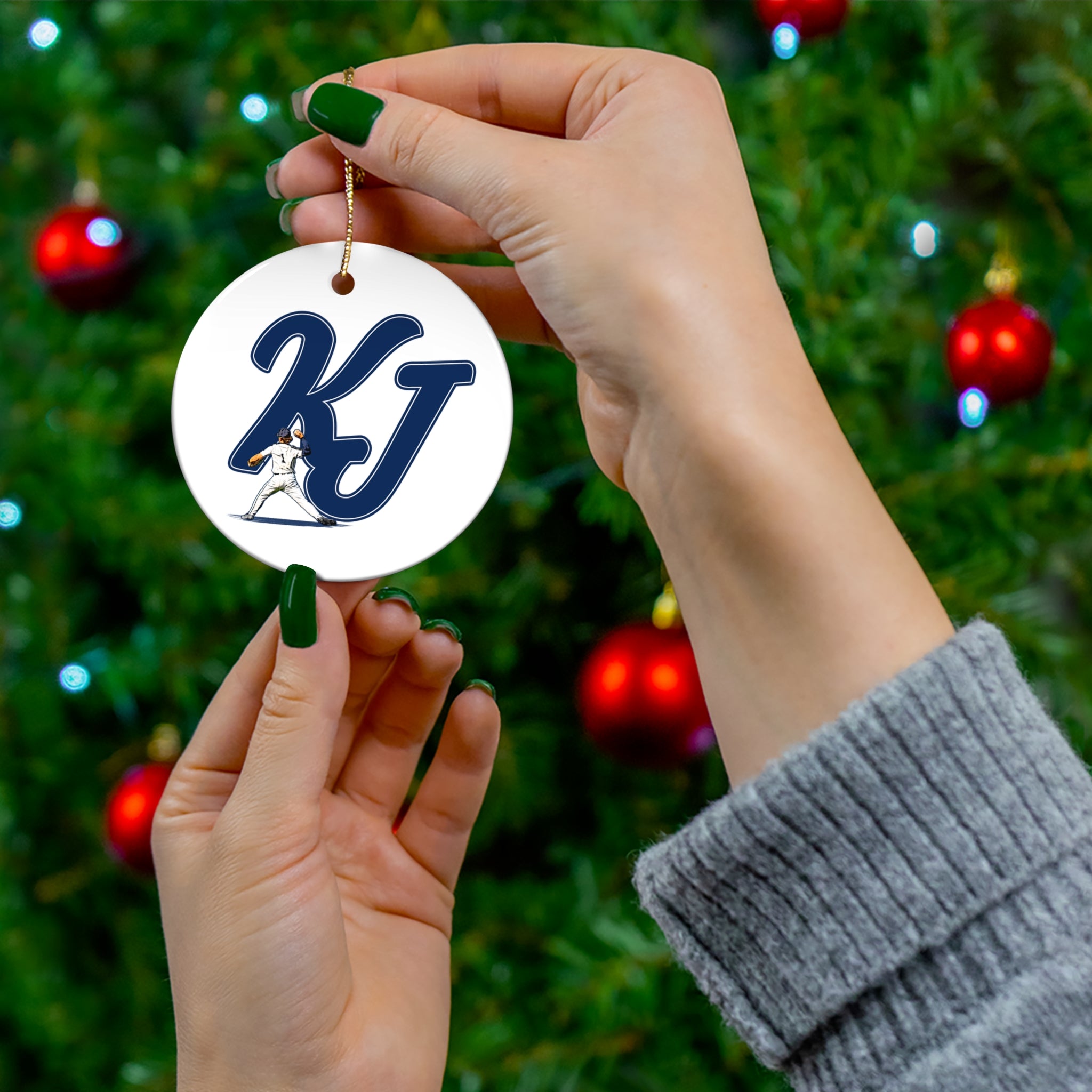 Kaleb Jockel Ceramic Ornament