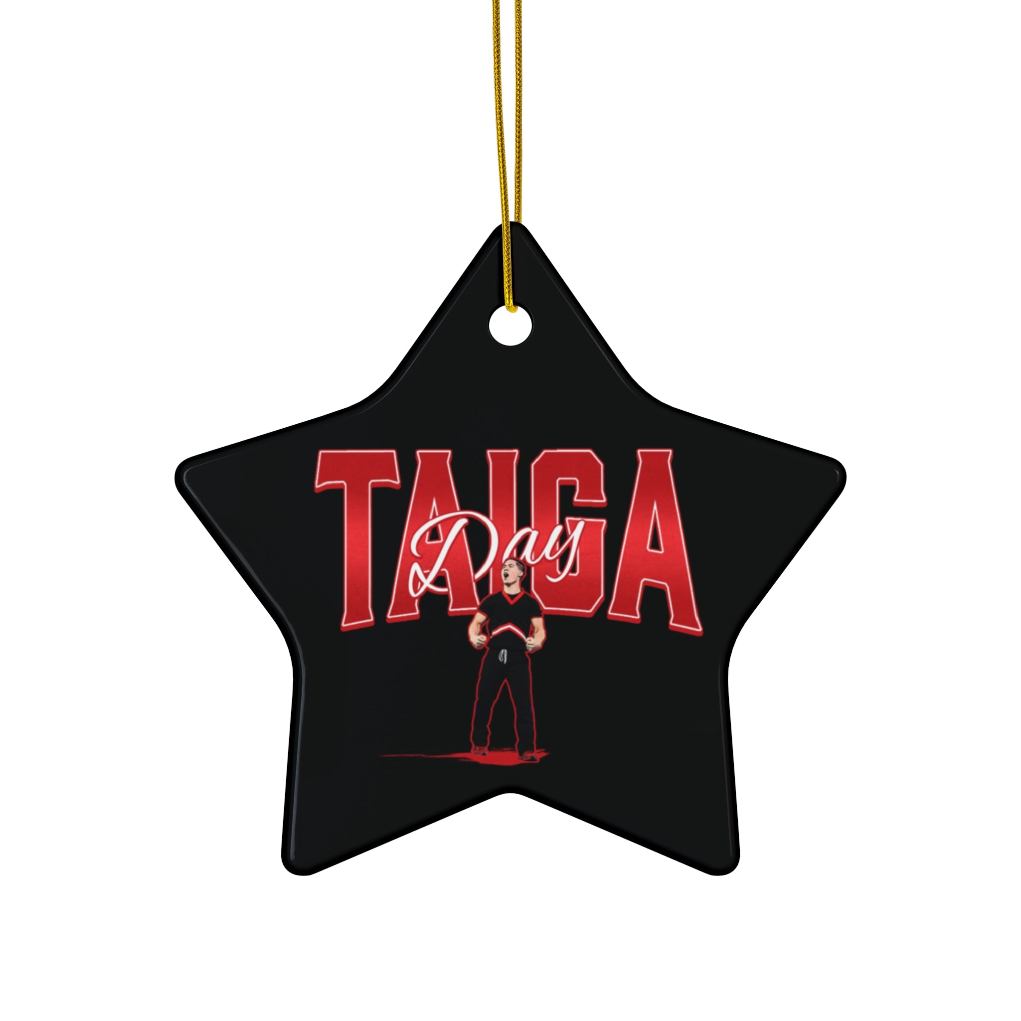 Taiga Day Ceramic Ornament