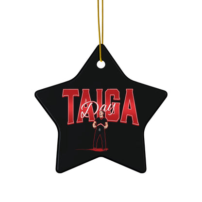 Taiga Day Ceramic Ornament