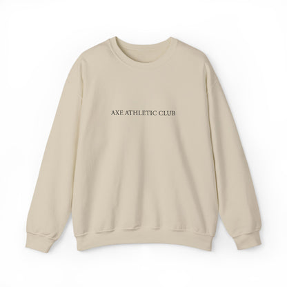 Axe Athletic Club Crewneck- White/Sand