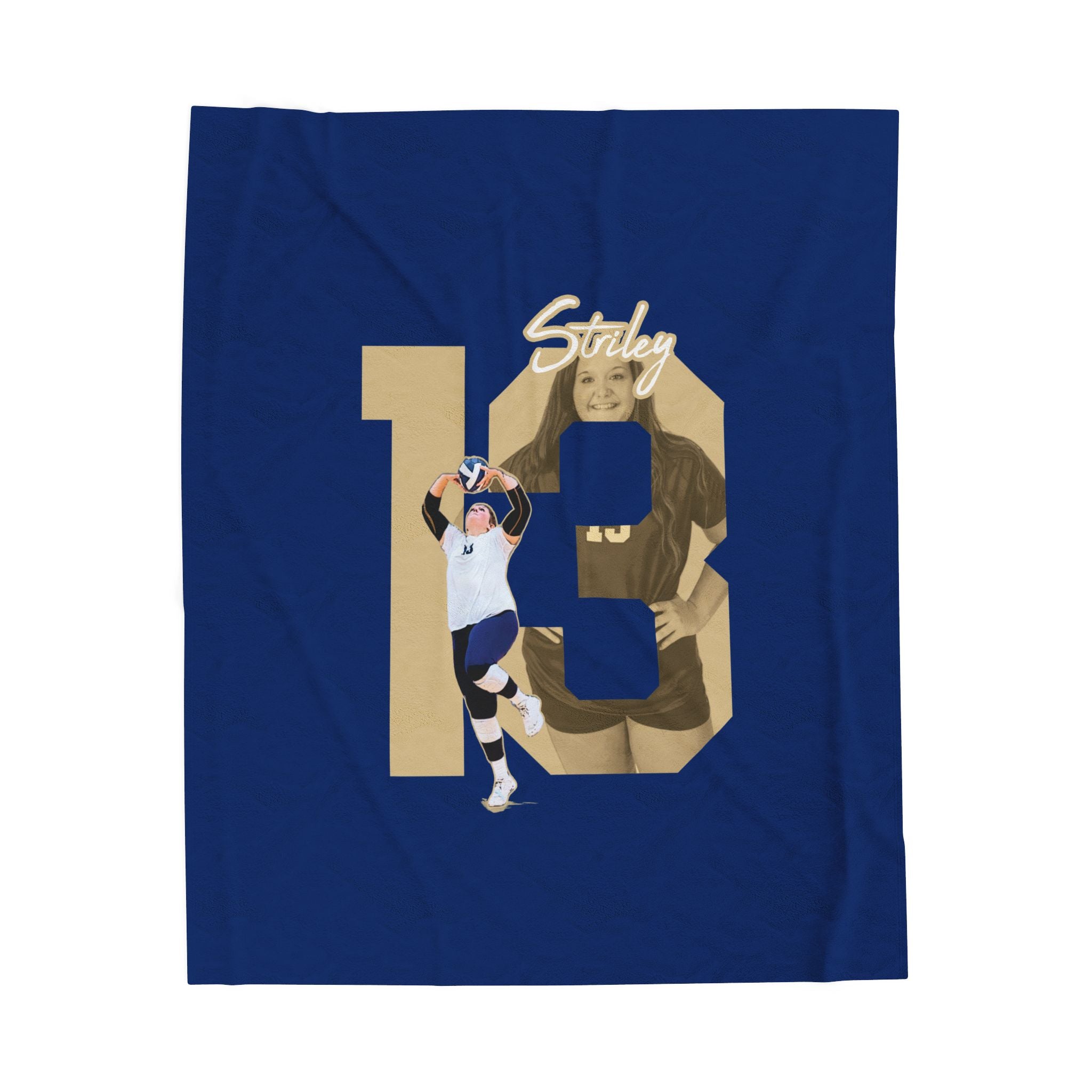 Michelle Striley Velveteen Plush Blanket