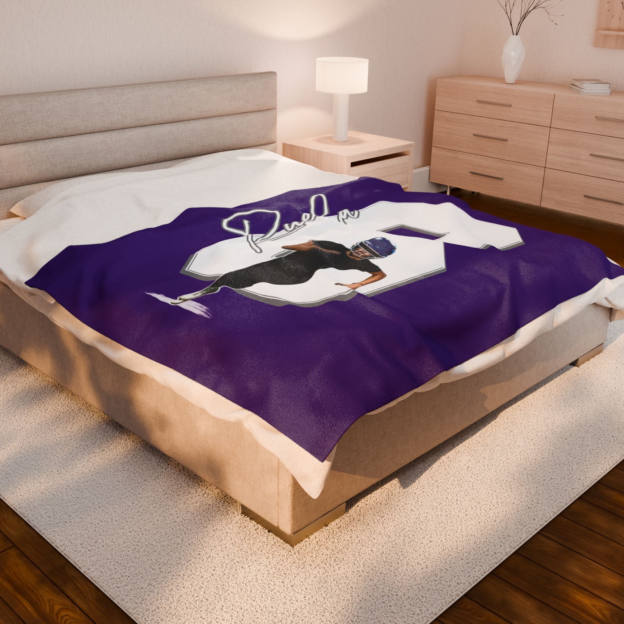 Izzy Rueda Velveteen Plush Blanket