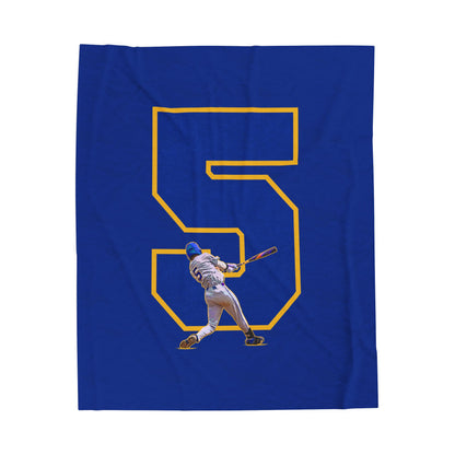 Cinco Camp Velveteen Plush Blanket