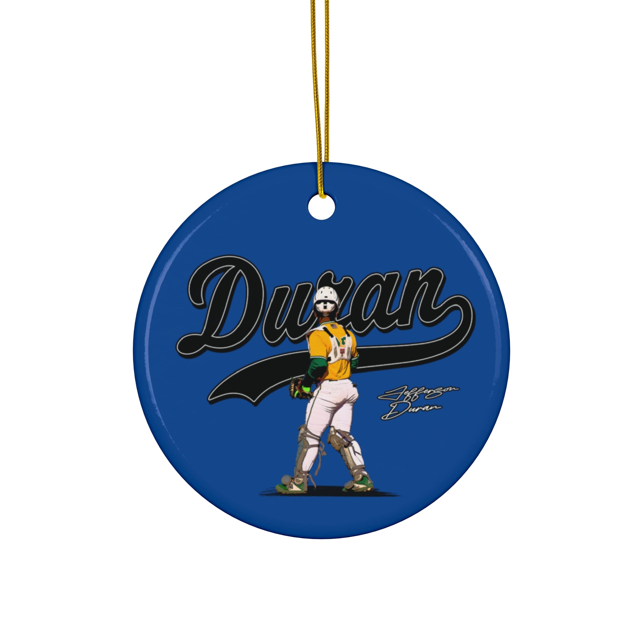 Jefferson Duran Ceramic Ornament