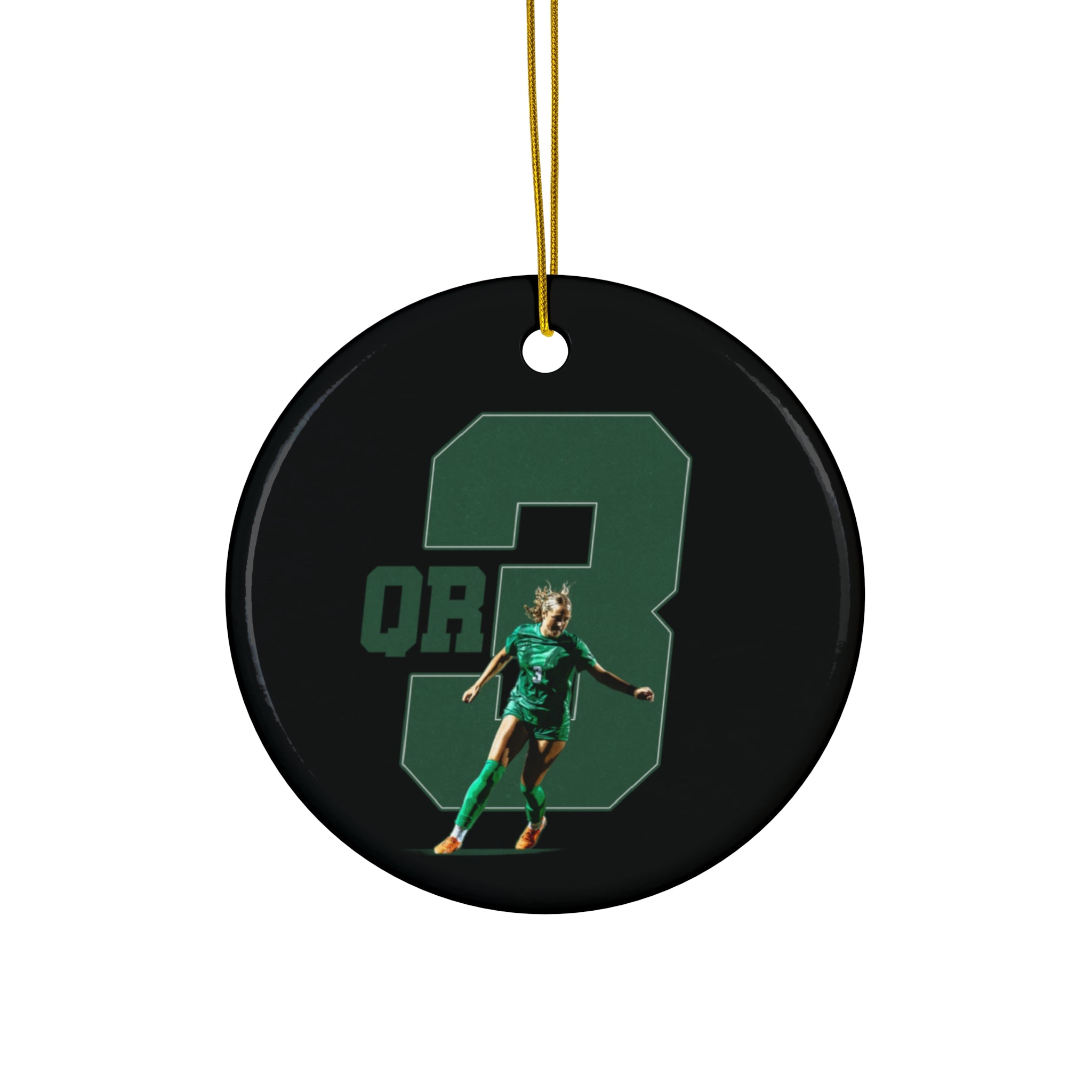 Quinn Rustand Ceramic Ornament