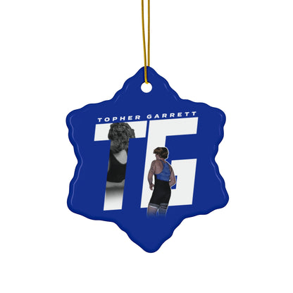 Topher Garrett Ceramic Ornament