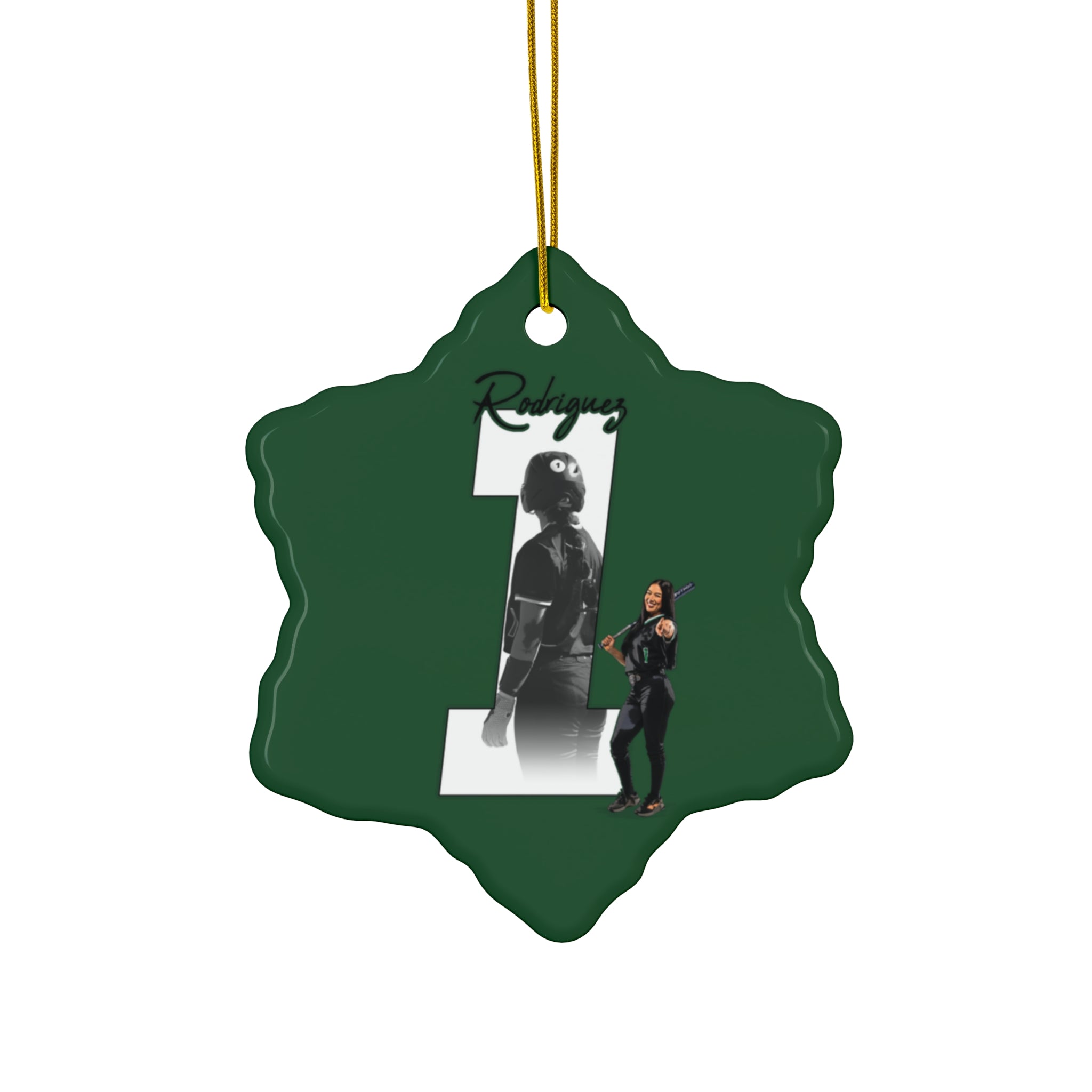 Amber Rodriguez Ceramic Ornament