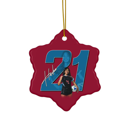 Hailee Takao Ceramic Ornament
