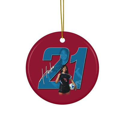 Hailee Takao Ceramic Ornament