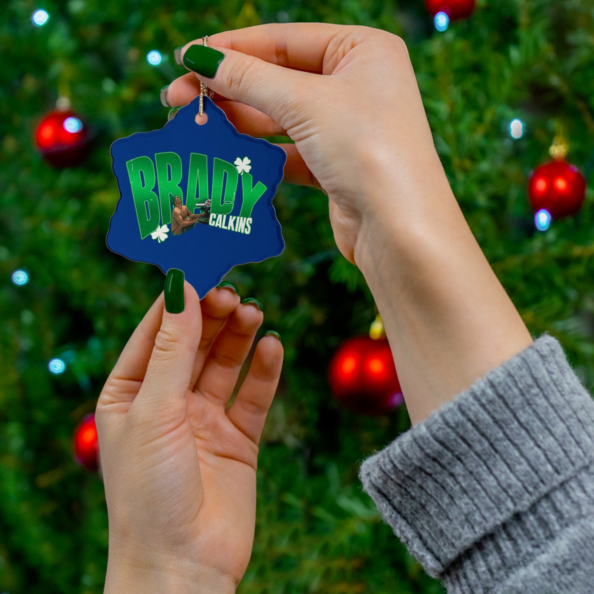 Brady Calkins Ceramic Ornament
