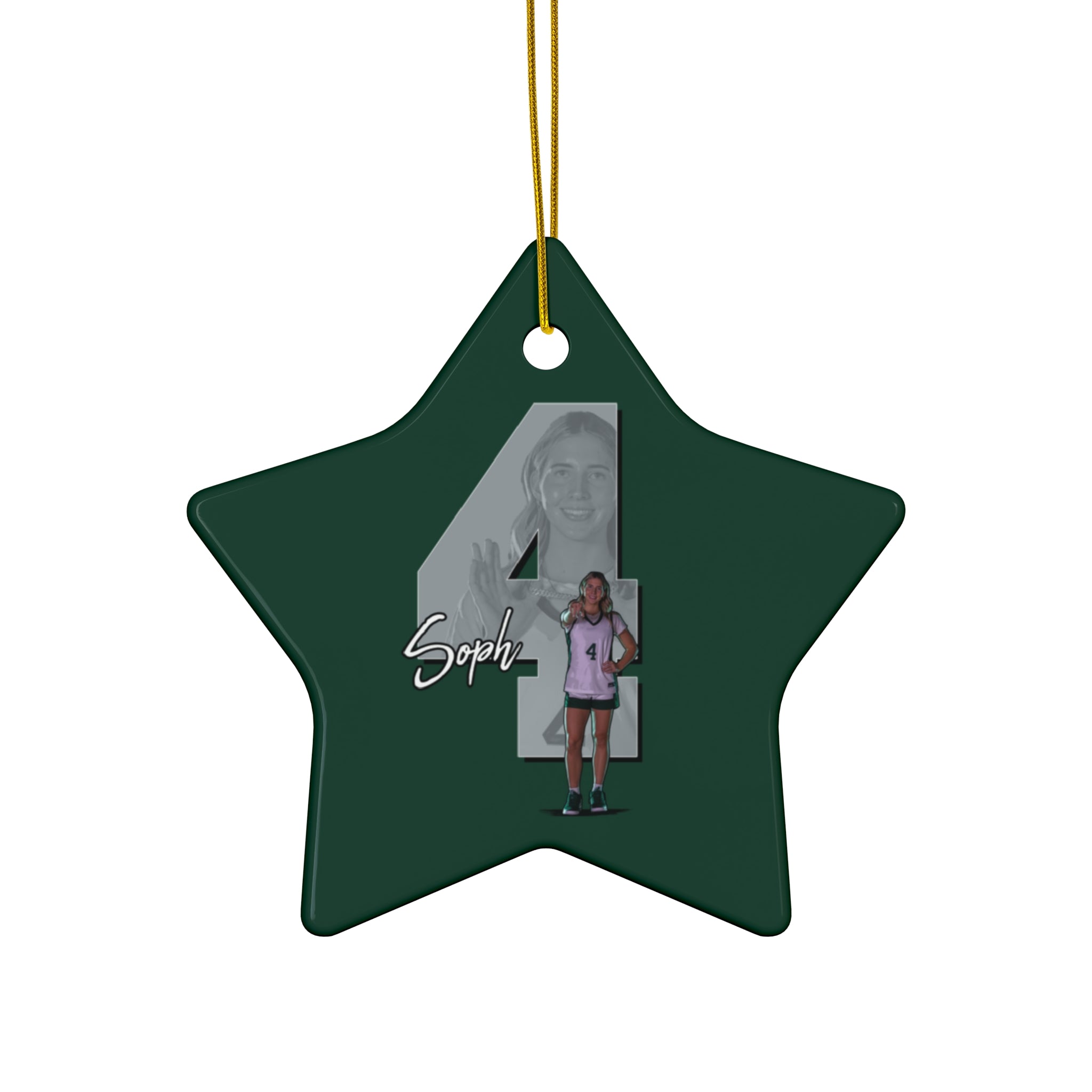 Sophie Buzzard Ceramic Ornament