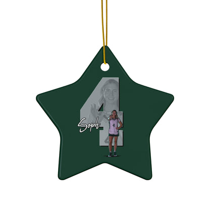 Sophie Buzzard Ceramic Ornament