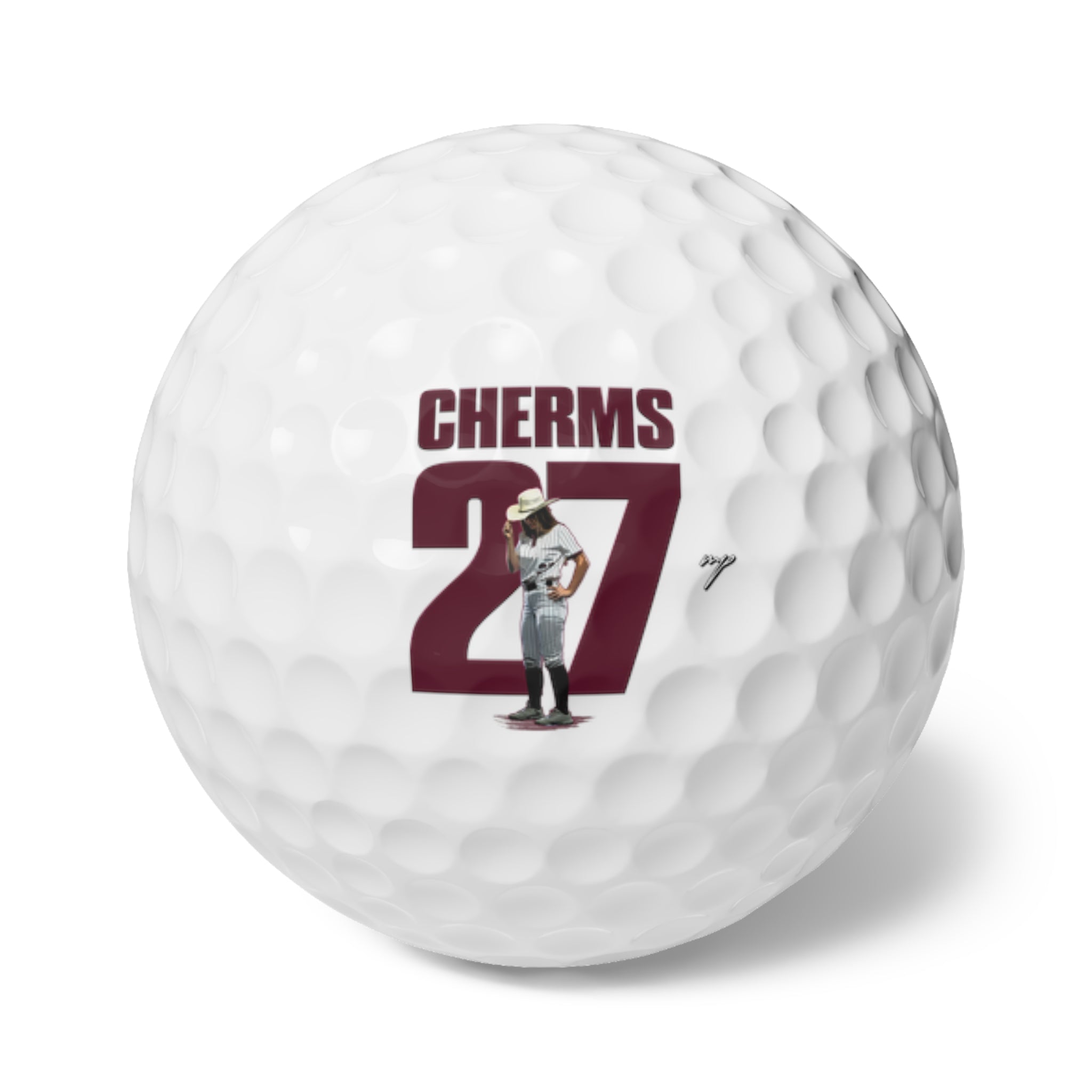 Jessica Cherms Golf Balls, 6pc