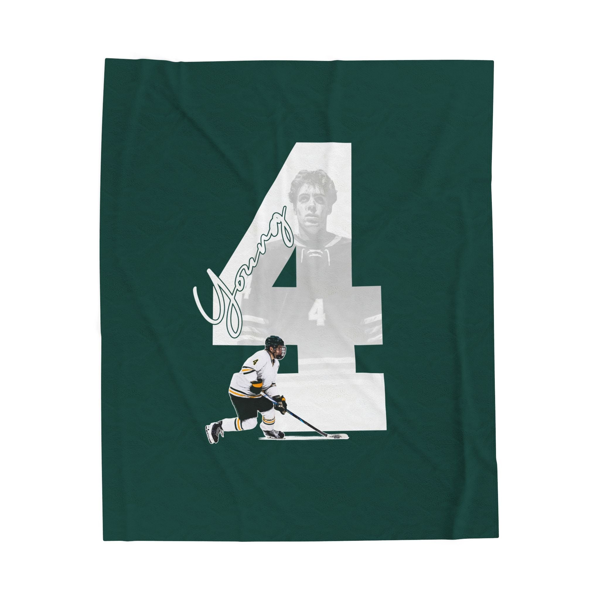 Nikolas Young Velveteen Plush Blanket