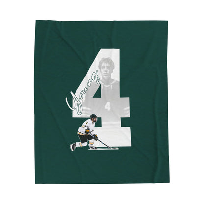 Nikolas Young Velveteen Plush Blanket