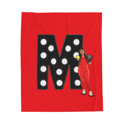 Maddie Mendoza Velveteen Plush Blanket