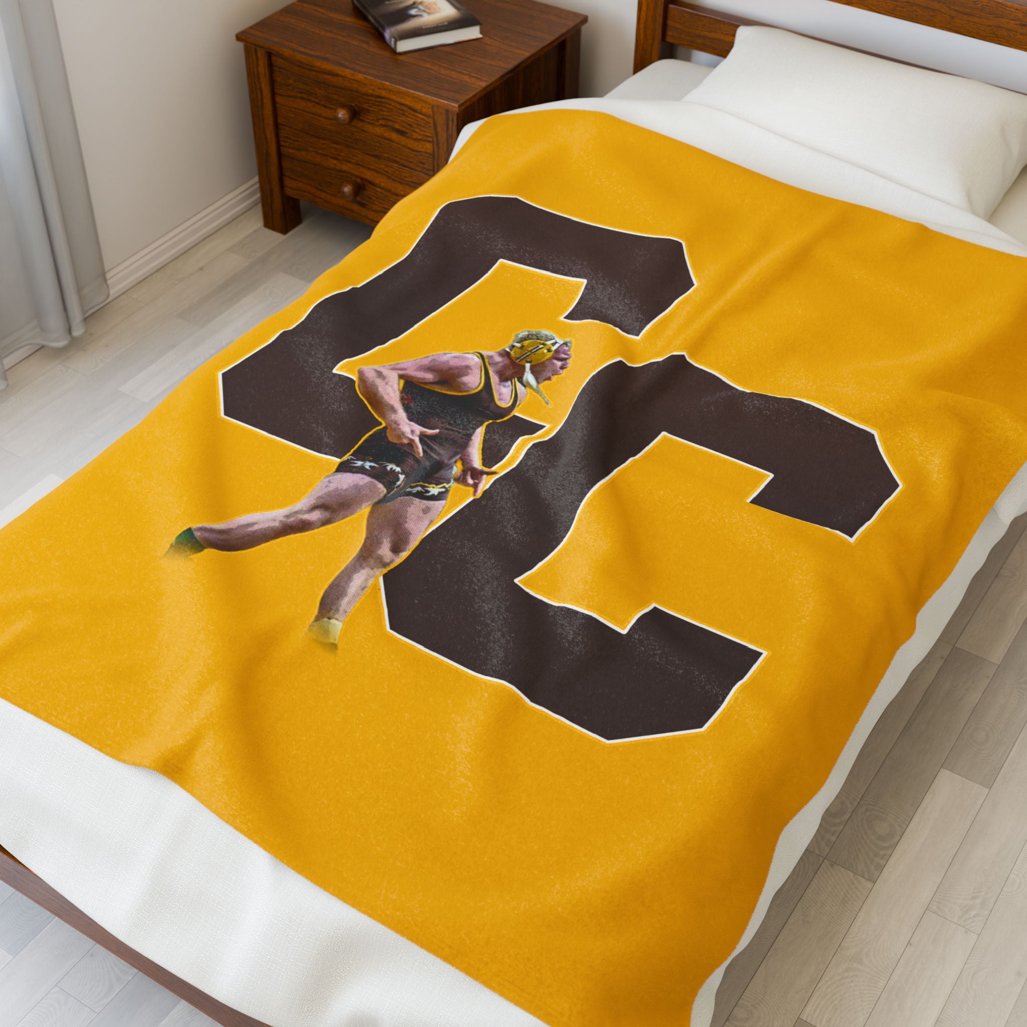 Christian Carroll Velveteen Plush Blanket