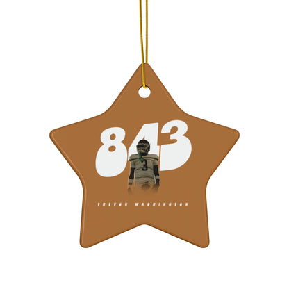 Trevon Washington Ceramic Ornament