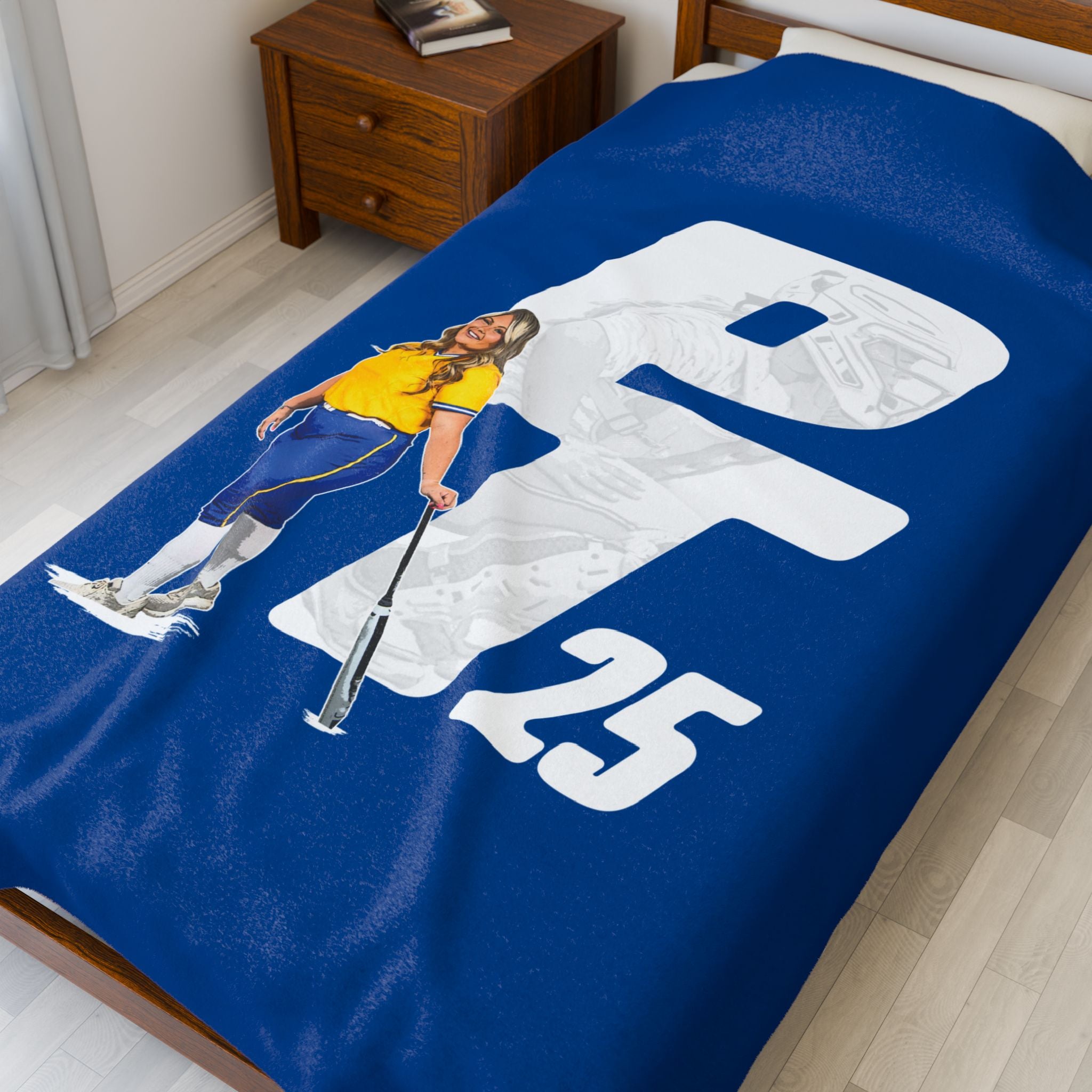 Peyton Travis Velveteen Plush Blanket