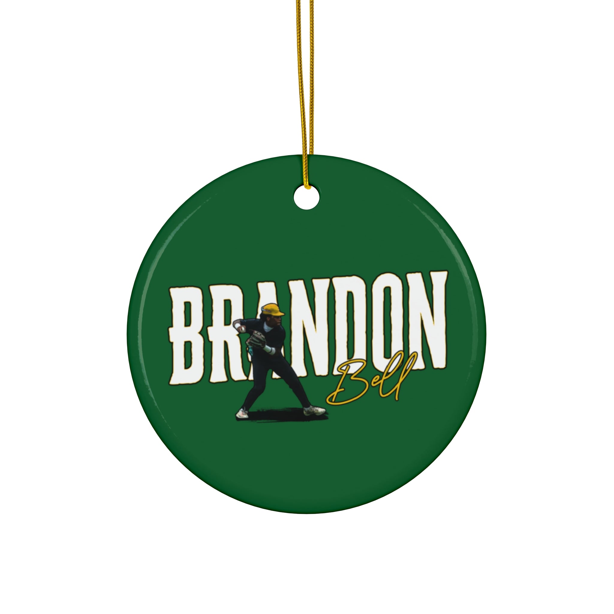 Brandon Bell Ceramic Ornament