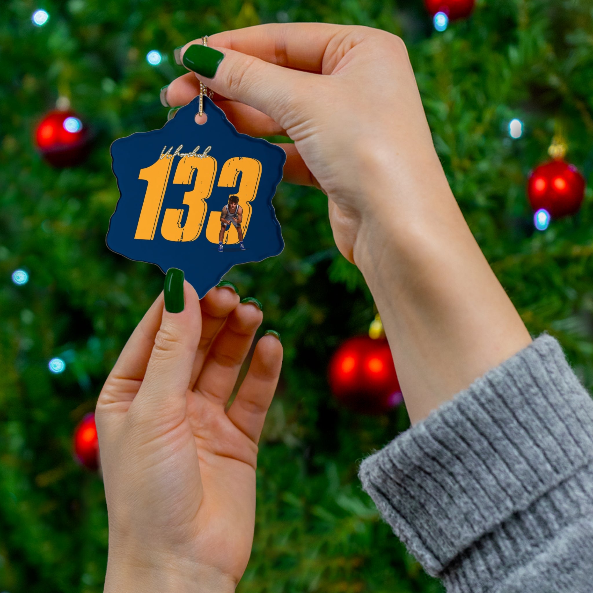 Ethan Uhorchuk Ceramic Ornament