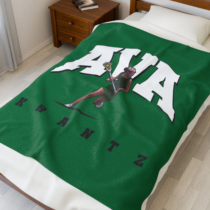 Ava Krantz Velveteen Plush Blanket