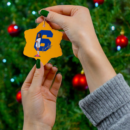 Kayla Kanaly Ceramic Ornament