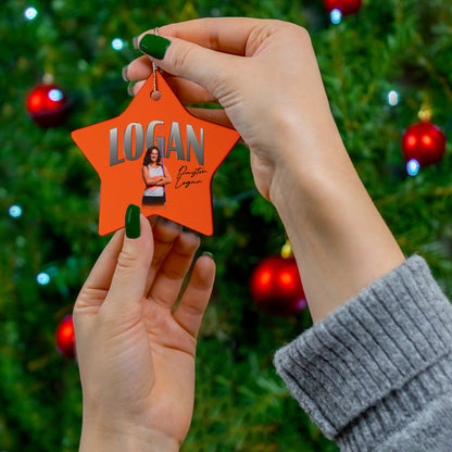 Payton Logan Ceramic Ornament