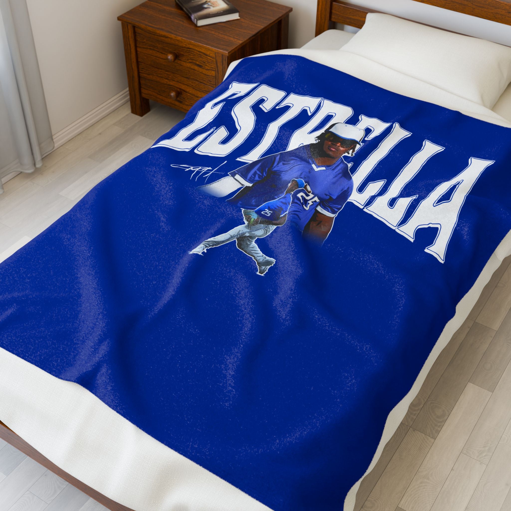 Emil Estrella Velveteen Plush Blanket