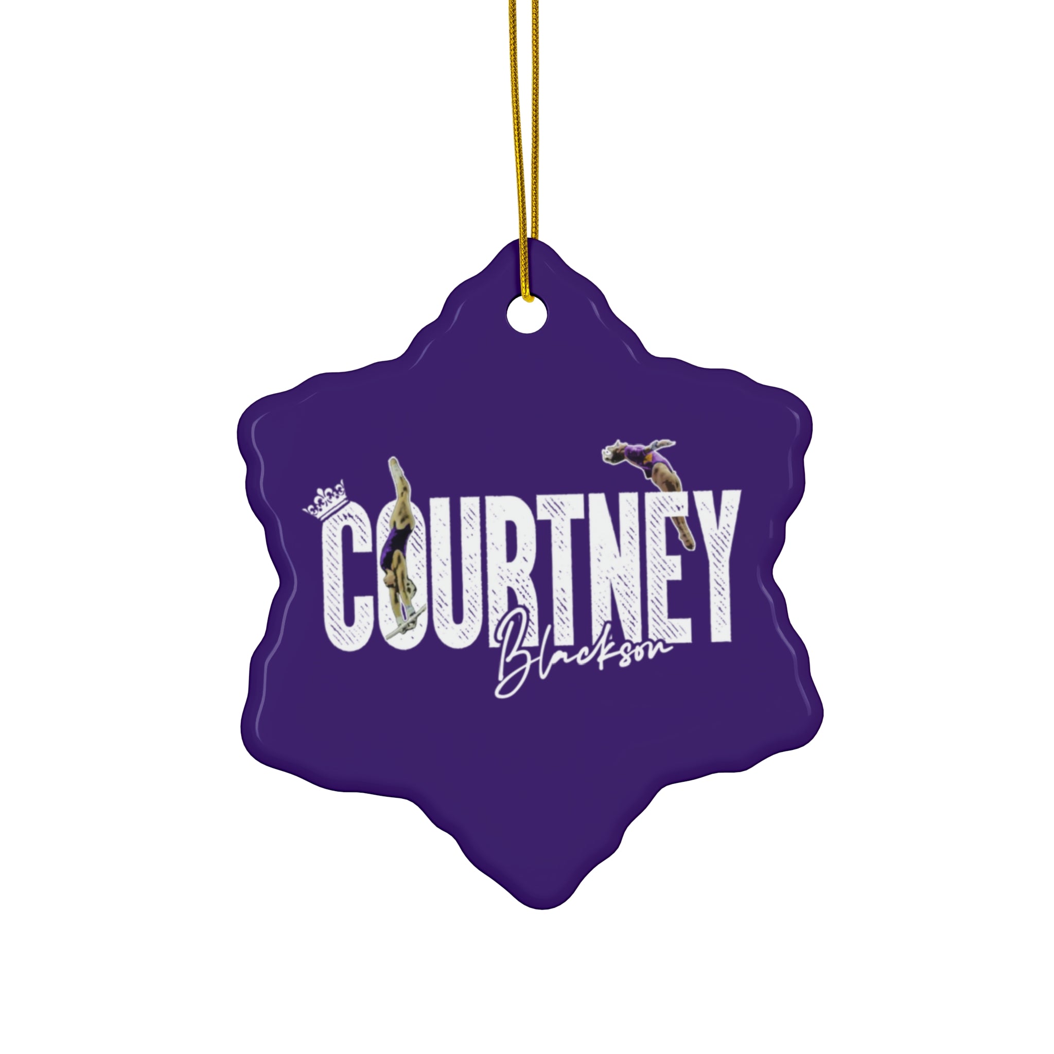Courtney Blackson Ceramic Ornament