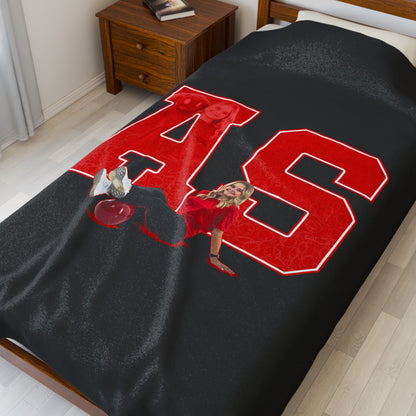 Abigail Starkey Velveteen Plush Blanket