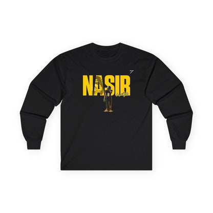Nasir White Long Sleeve Tee