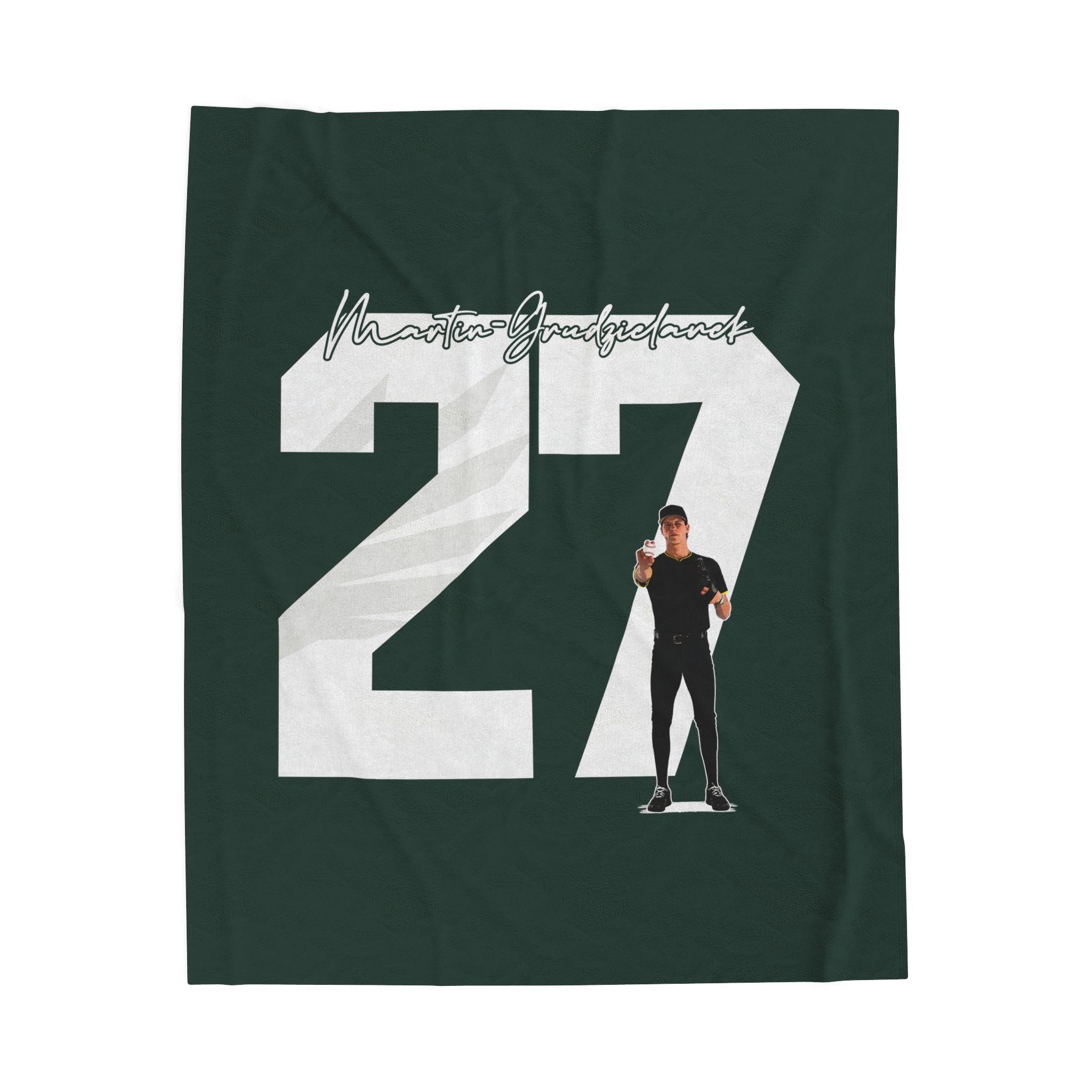 Brody Martin-Grudzielanek Velveteen Plush Blanket