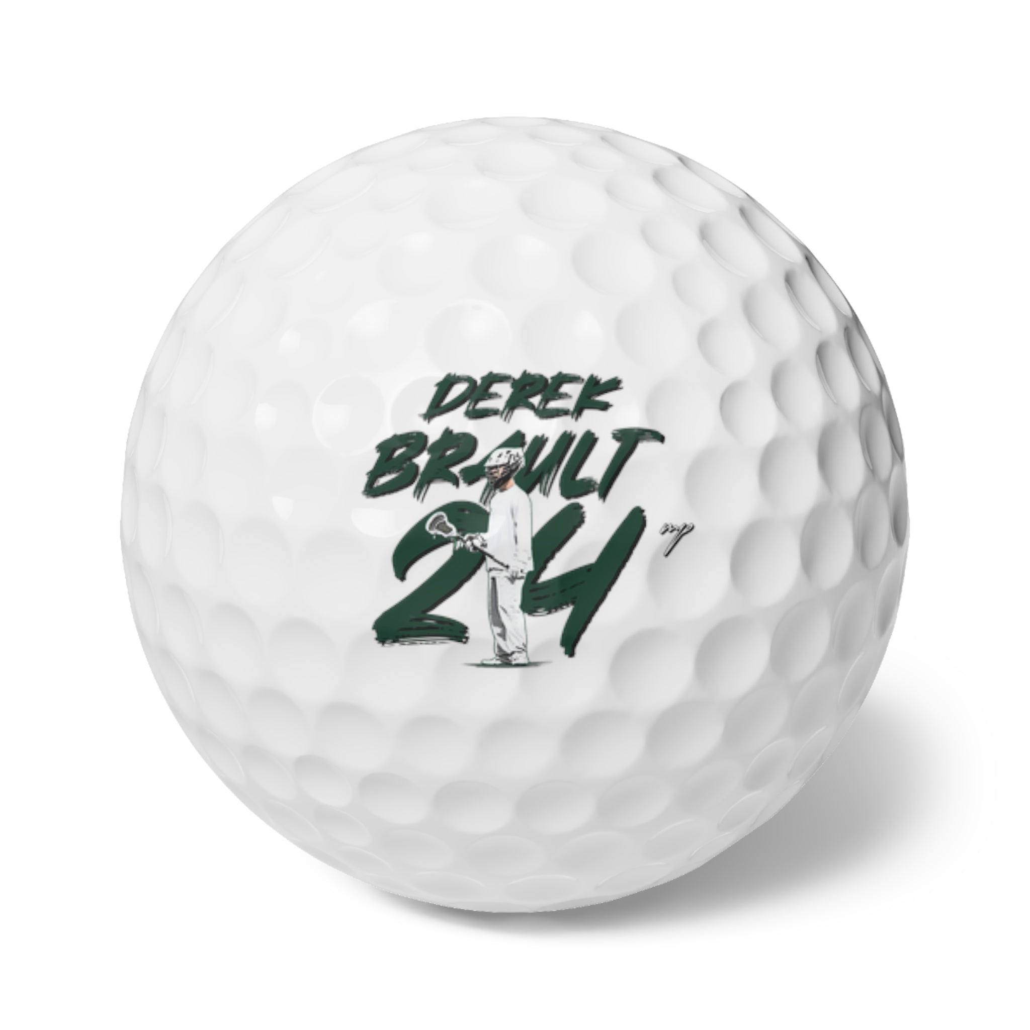 Derek Brault Golf Balls, 6pc