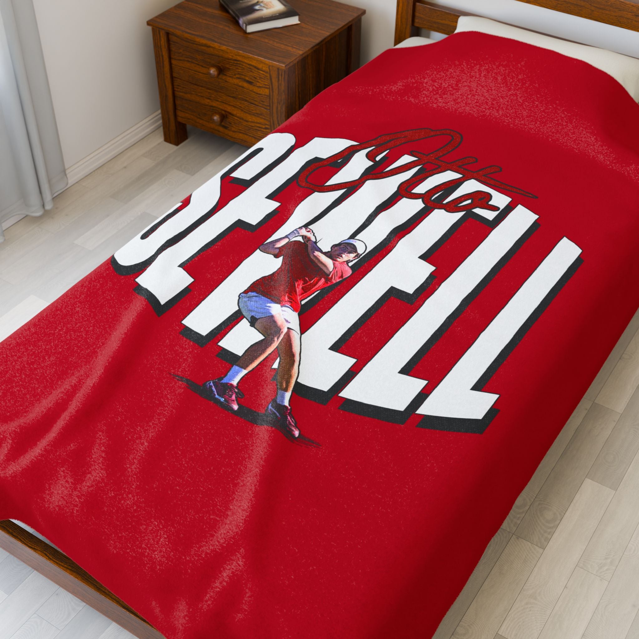 Otto Sewell Velveteen Plush Blanket