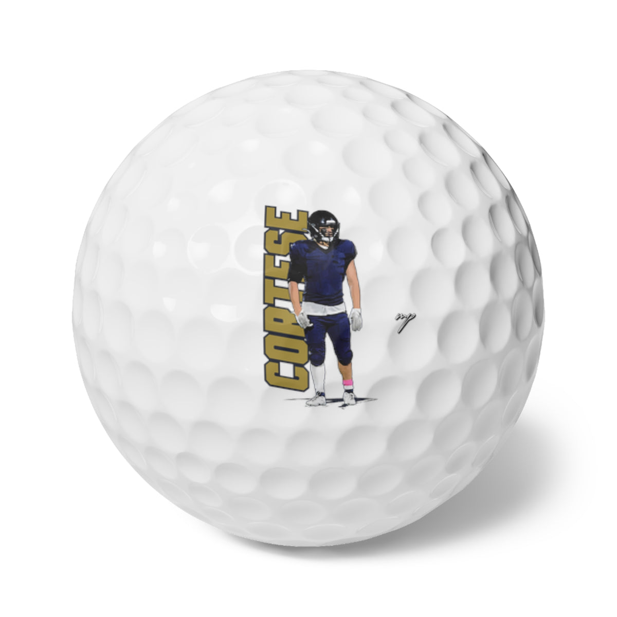 Joe Cortese Golf Balls, 6pc
