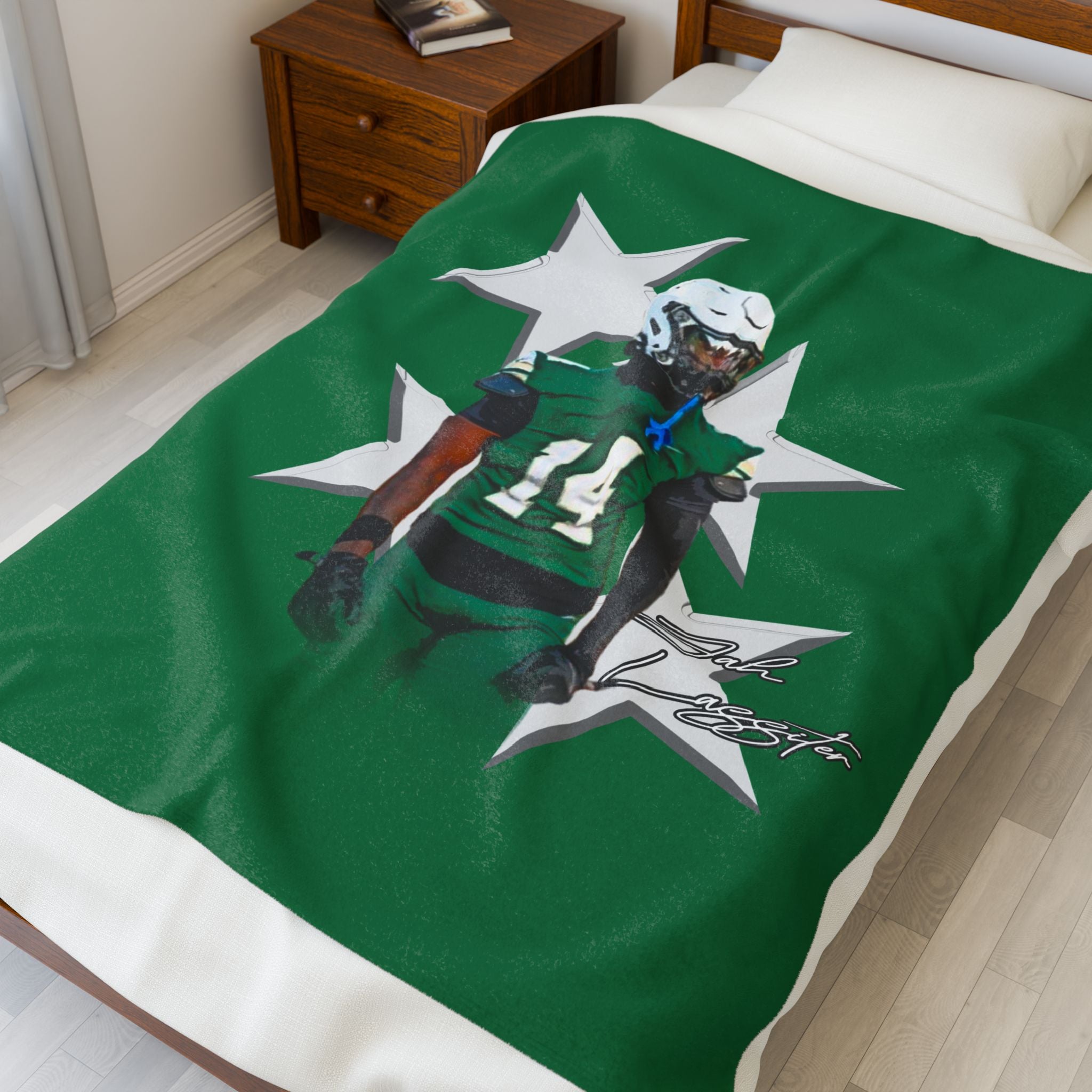 Jah Lassiter Velveteen Plush Blanket