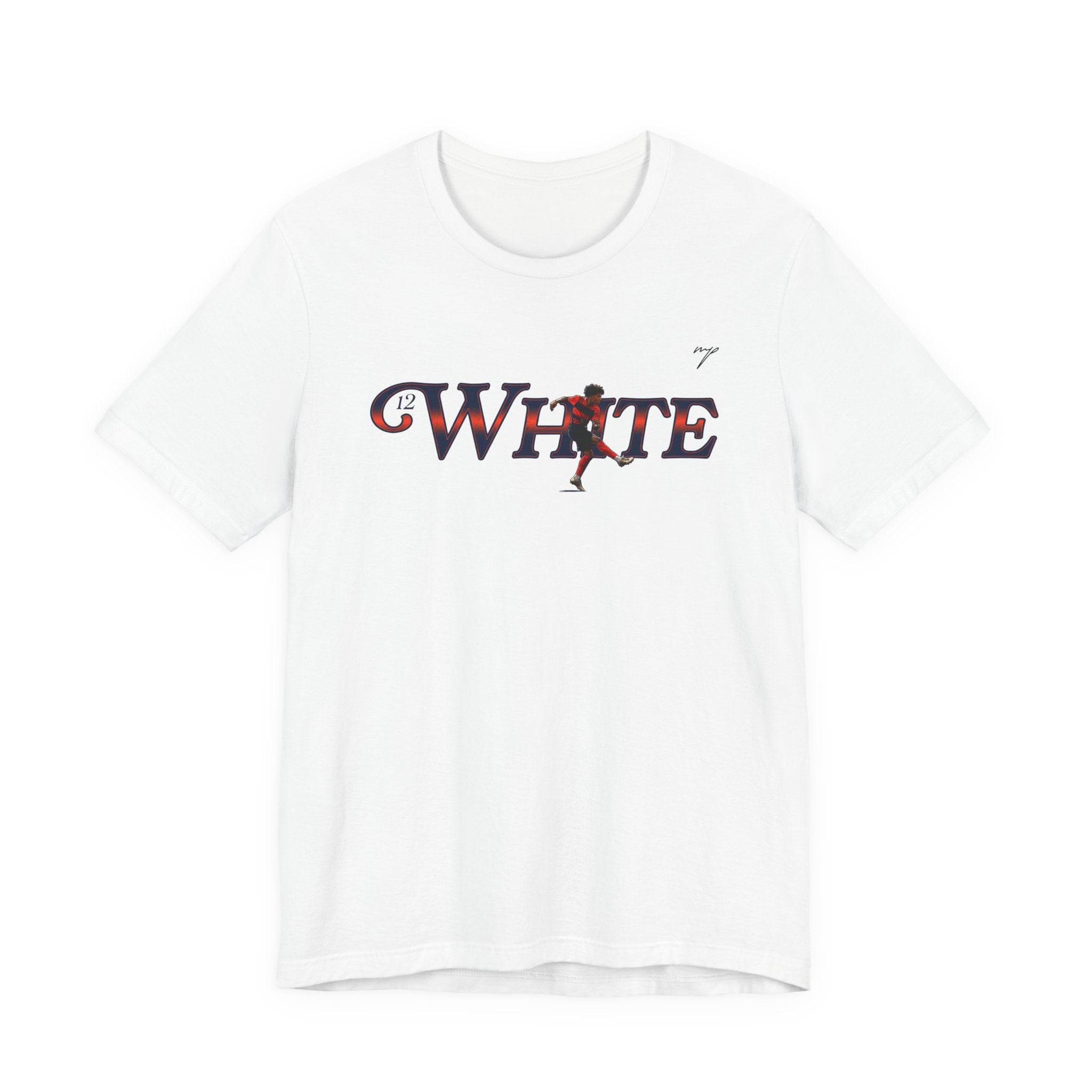 Dario White Graphic Tee