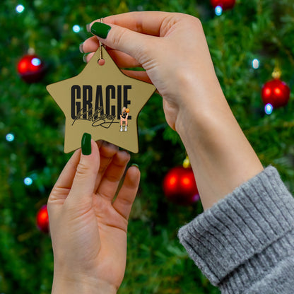 Gracie Kelsey Ceramic Ornament