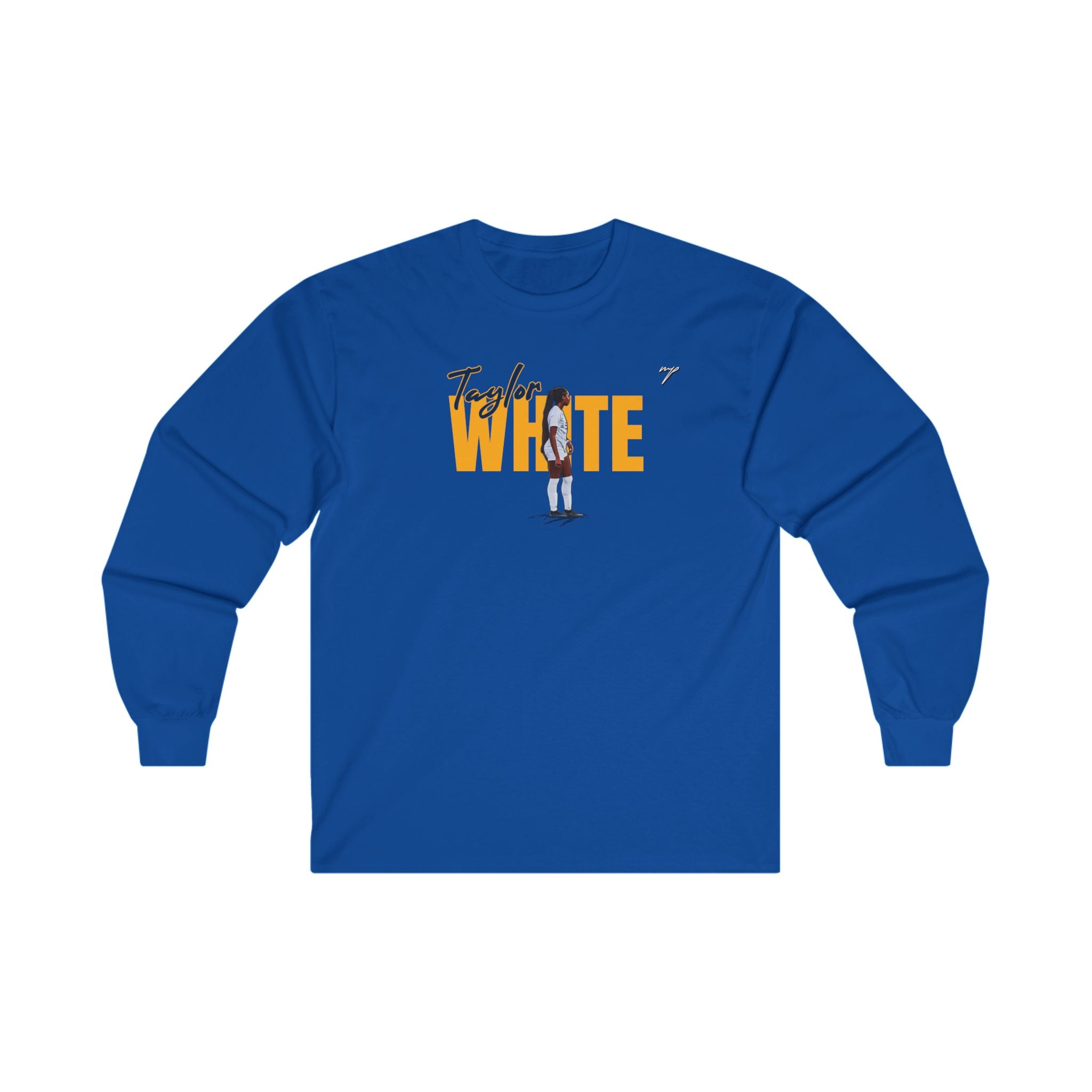 Taylor White Long Sleeve Tee