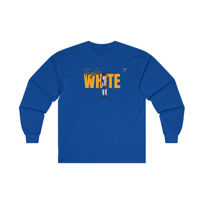 Taylor White Long Sleeve Tee