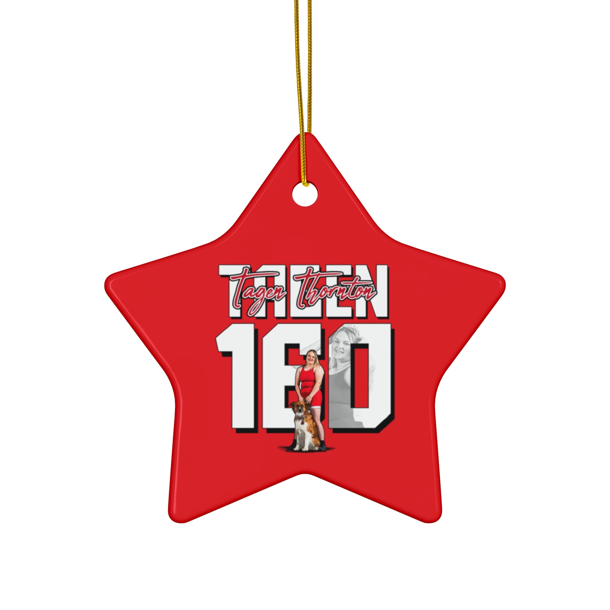 Tagen Thornton Ceramic Ornament