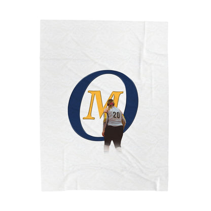 Olivia Mccollum Velveteen Plush Blanket