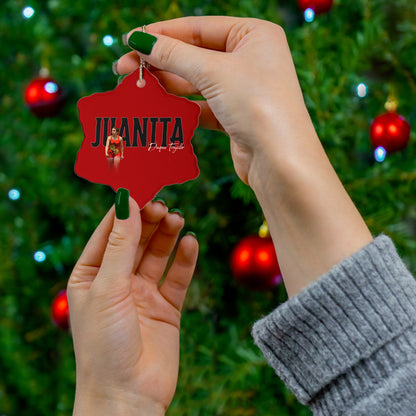 Juanita Duque Trujillo Ceramic Ornament
