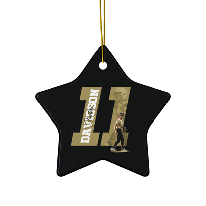 Justine Davidson Ceramic Ornament